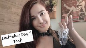Locktober Day 9 Task for Chastity Subs