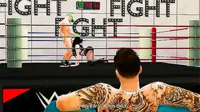 Saraya Cenas Fiery Three-Way Wrestling Match Turns into Hot Hentai Sex