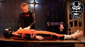 EPISODE 2 OF CONTINUING THE LATEX SLAVE HUMILIATION AND BREATH CONTROL