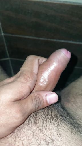 Masterbation of my dick