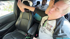 ”Ebony Bear Aaron Giggles Hard While Matt Tickles Him”