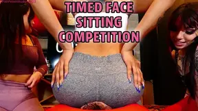 Timed Face Sitting Competition - Spoiled Princess Araya, Goddess Jordyn And Princess Yasmine
