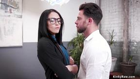 ”Stepsiblings fucking blonde office slut”