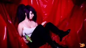 Futurama's Leela gets Alien's seed and Mollyredwolf's titty fuck