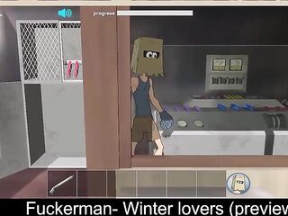 Fuckerman- Winter lovers (preview) Action, 2D, 3D, Adult, Cartoon, fuckerman, Yiff, futanari, game, NSFW, winter