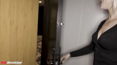 Blonde MILF Gets A Big Cock Rough Fucked At Hotel