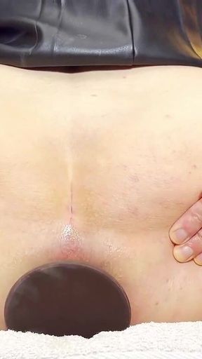 Playing with My Chocolate Butt Plug