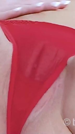 Captivating moment from &quot;Blonde MILF gives sex solo in seductive lingerie&quot;