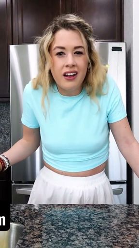 Stepbro Is Addicted To Watching On His Little Stepsister Ashley Alexander In The Shower   Clip 1
