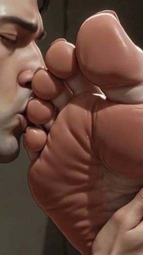 Massive Giantess BBW Foot Slave - Tiny Man Licking Her Huge Feet