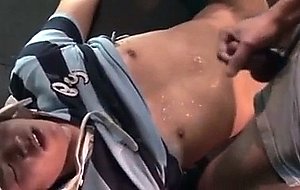 Hand sex of pure rugby boy @part