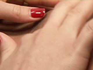 two sexy lesbians lick and make pussy soaked and masturbates