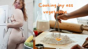 cooking the vegetables I put in my holes