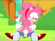 Amy Rose Fucks Sonic - Sonic Hentai