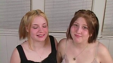 Desperate Amateurs Tatiana Kush and Shayla Jean double blowjob