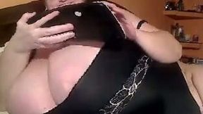 Nerdy ugly webcam brunette made my eyes wide open with her huge boobies