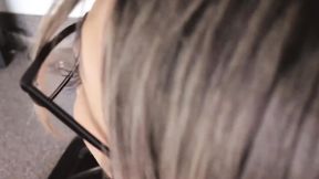 ”Glamorous MOMMY Kat Dior ball licking & shaft sucking P-O-V”