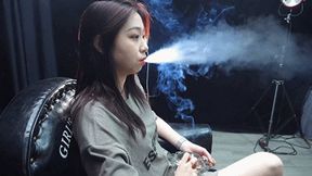 NEW Sexy heavy lianxi`s smoker interview2 4K