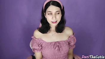 Your doll-faced tranny girlfriend DaniTheCutie wants a romantic date so you make her suck your dick and cum inside her juicy ass to shut her up