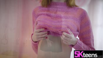Lilly Mays' Sizzling Redhead Debut: Tight Pussy & Perfect Tits