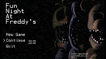 Fun Night At Freddy's [ FNAF Parody Hentai Game PornPlay ] Ep.2 security guard having a threesome with Chica and Roxxane