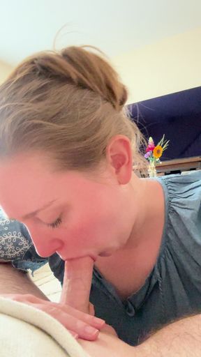 Slow and Sexy Blowjob From Wife