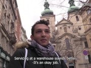 CZECH HUNTER 388 -  Skinny Twink With A Bush Feels Weird & Good While Being Pounded