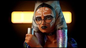 ahsoker [ parody hentai game ] ep.2 jedi stroking bbc in gloryhole to save the rebel alliance !