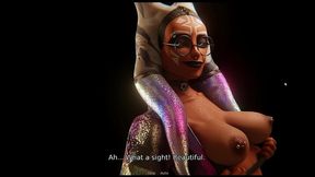 ahsoker [ parody hentai game ] ep.2 jedi stroking bbc in gloryhole to save the rebel alliance !