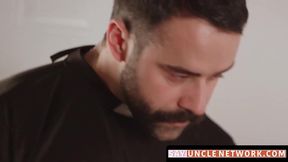 SayUncleNetwork.com - Obedient twink's raw fuck after religious anal foreplay