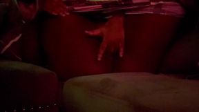 FINGERED MY WET PUSSY ON THE SOFA