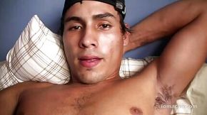 Agustin strokes his hung meat