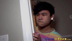 Hoshi caught Mika Ayden plowing his boyfriend Jon Darra in their bed