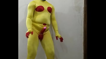 Zentai carnival penis porn