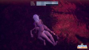 Busty Nephelym Teens Get Fucked Hard by Huge Cocks for Massive Creampies