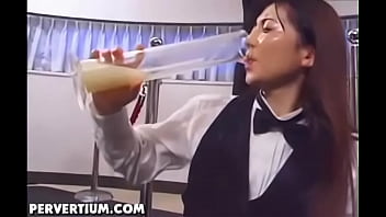 Cute Teen Bukkake And Full Glass Of Cum Swallowing