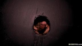 ”Can't resist that big cock in the glory hole - Elliot Finn, Dakota Payne”