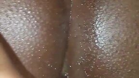 Sizzling Solo Ebony Ride: Anal Deep Dive with a Dildo