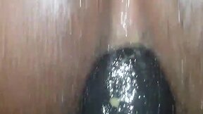 Sizzling Solo Ebony Ride: Anal Deep Dive with a Dildo
