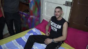 Sexy gay fucked by straight curious stud