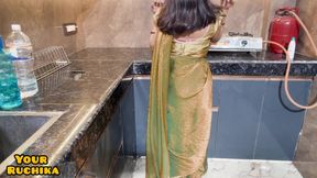 Newly Married Wife Ruchika Got FuCked in Kitchen