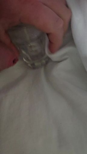 Cum in a glass before work