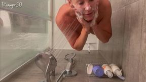 Shower Cam Washing Myself - Bianca Fitcougar