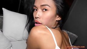 Ladyboy Bovei Gives Blowjob Before The Ass Fuck