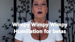 Emasculation Wimpy! Wimpy! Wimpy! Humiliation for betas (WMV)