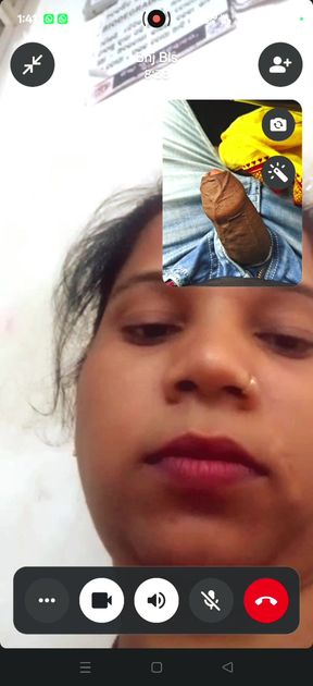 Online shali ko  salaya video call me