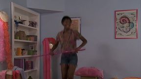 Interracial Lesbian Couple Eats Pussy And Bang With A Dildo