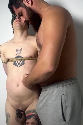 Gutpucnhing My Tied Twink Slave