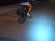 Riding my bike in my briefs