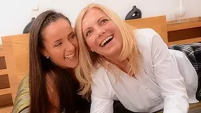 Hot Milf And Legal-age Girlfriend Get It On - MatureNL